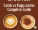 Latte vs Cappuccino